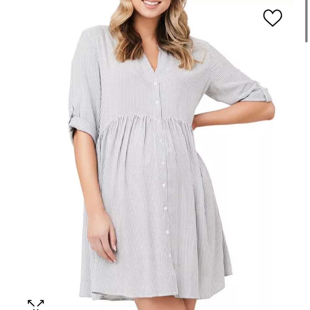 Patterned Maternity Dress